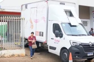 Unidade móvel de mamagrafias no combate ao câncer de mama / Fonte: Divulgação