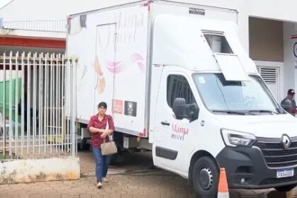 Unidade móvel de mamagrafias no combate ao câncer de mama / Fonte: Divulgação