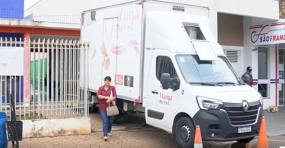 Unidade móvel de mamagrafias no combate ao câncer de mama / Fonte: Divulgação